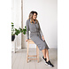 Zoso Travel jurk eva black offwhite 235 Zoso Travel jurk eva black offwhite 235