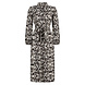 Zoso Travel jurk nina brown black 235 Zoso Travel jurk nina brown black 235