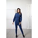 Zoso Travel blouse fiona blue black 235 Zoso Travel blouse fiona blue black 235