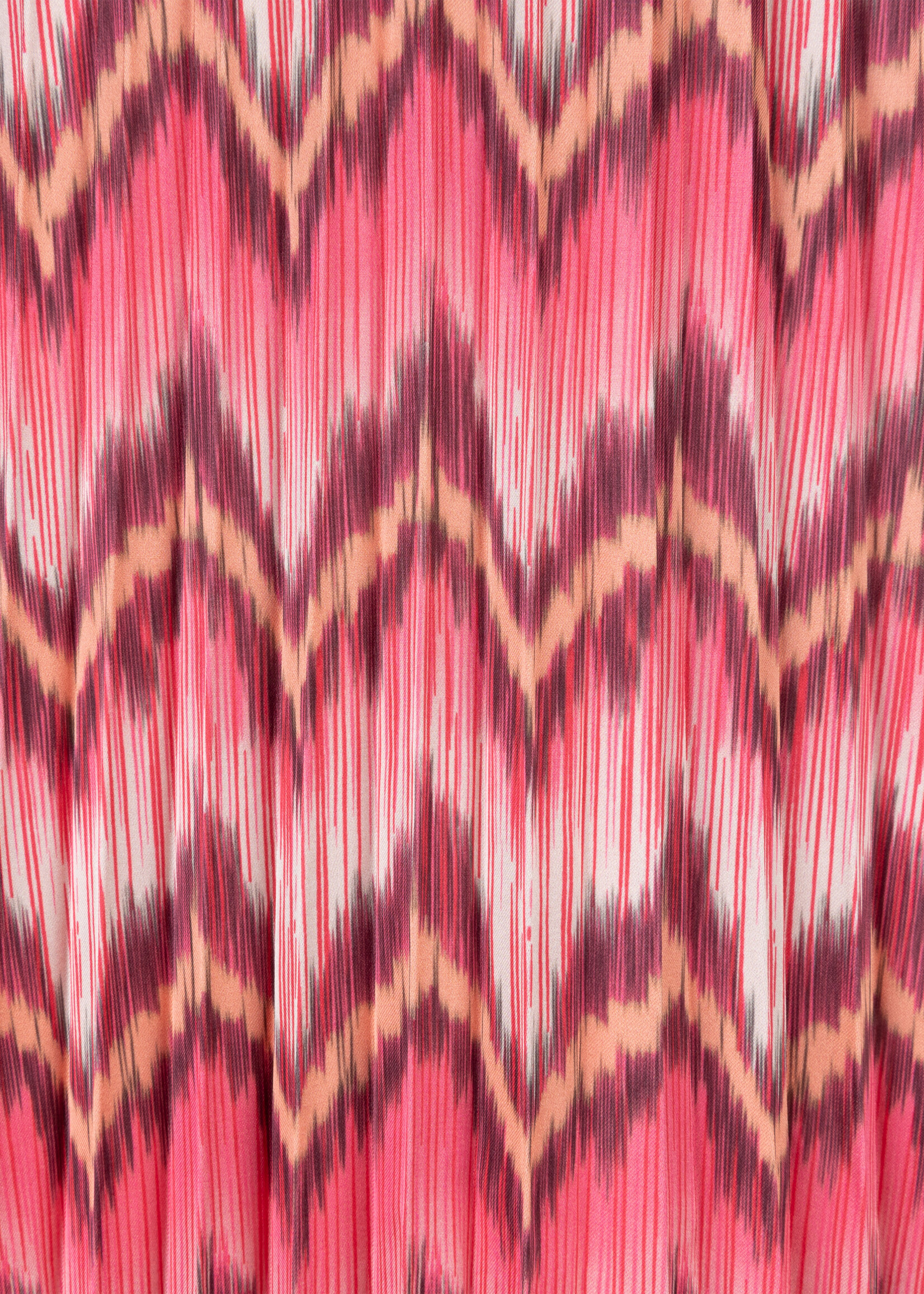 EsQualo Rok plisse zigzag print 14006