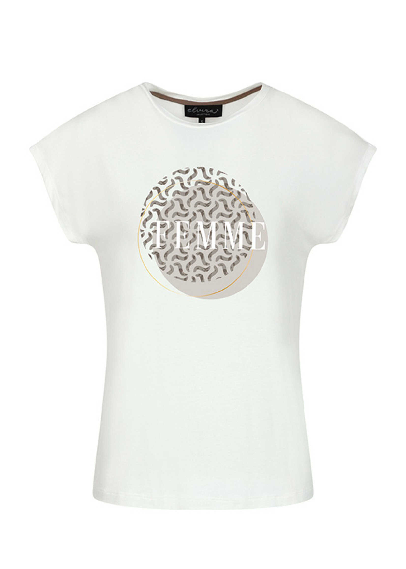 Elvira Casuals T-shirt naomi offwhite 24-050