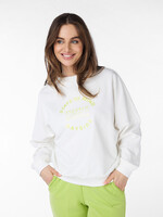 EsQualo Sweater state of mind off white 05015