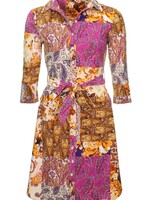 Mi Piace Travel jurk patchwork paisley 202092