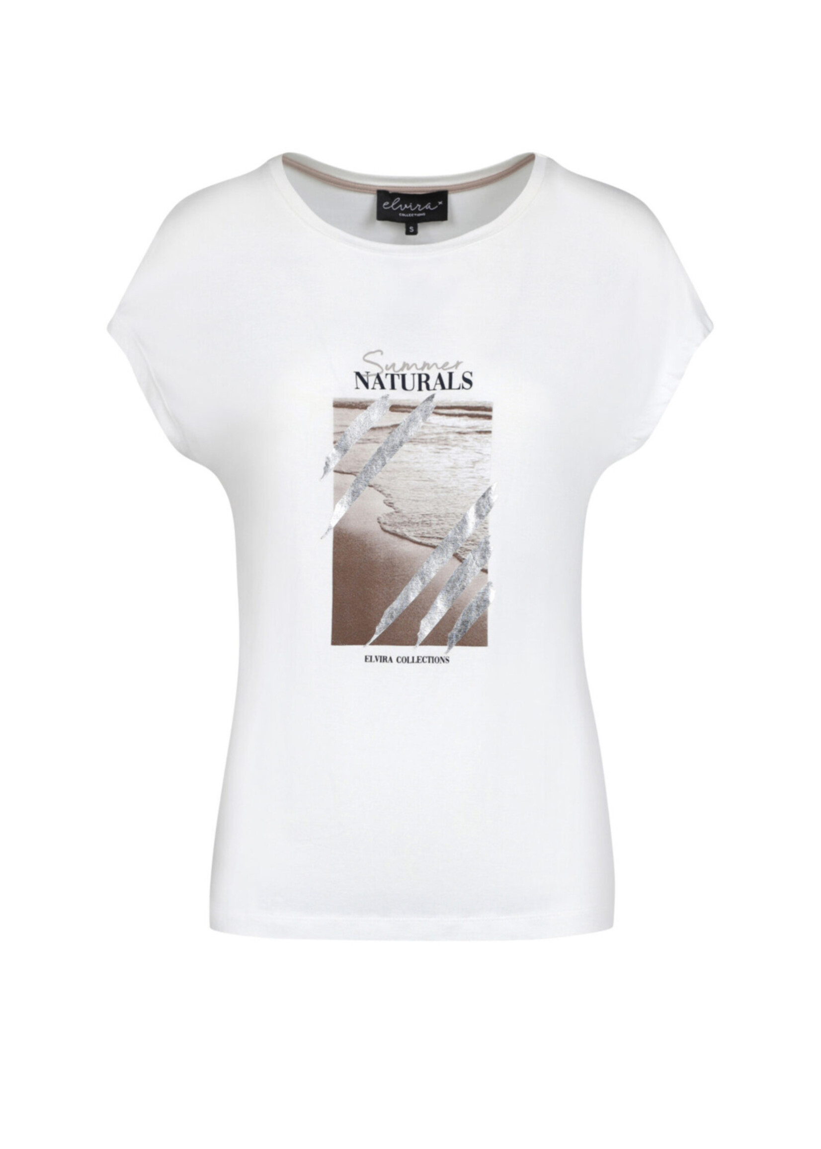 Elvira Casuals T-shirt nadine offwhite 24-014