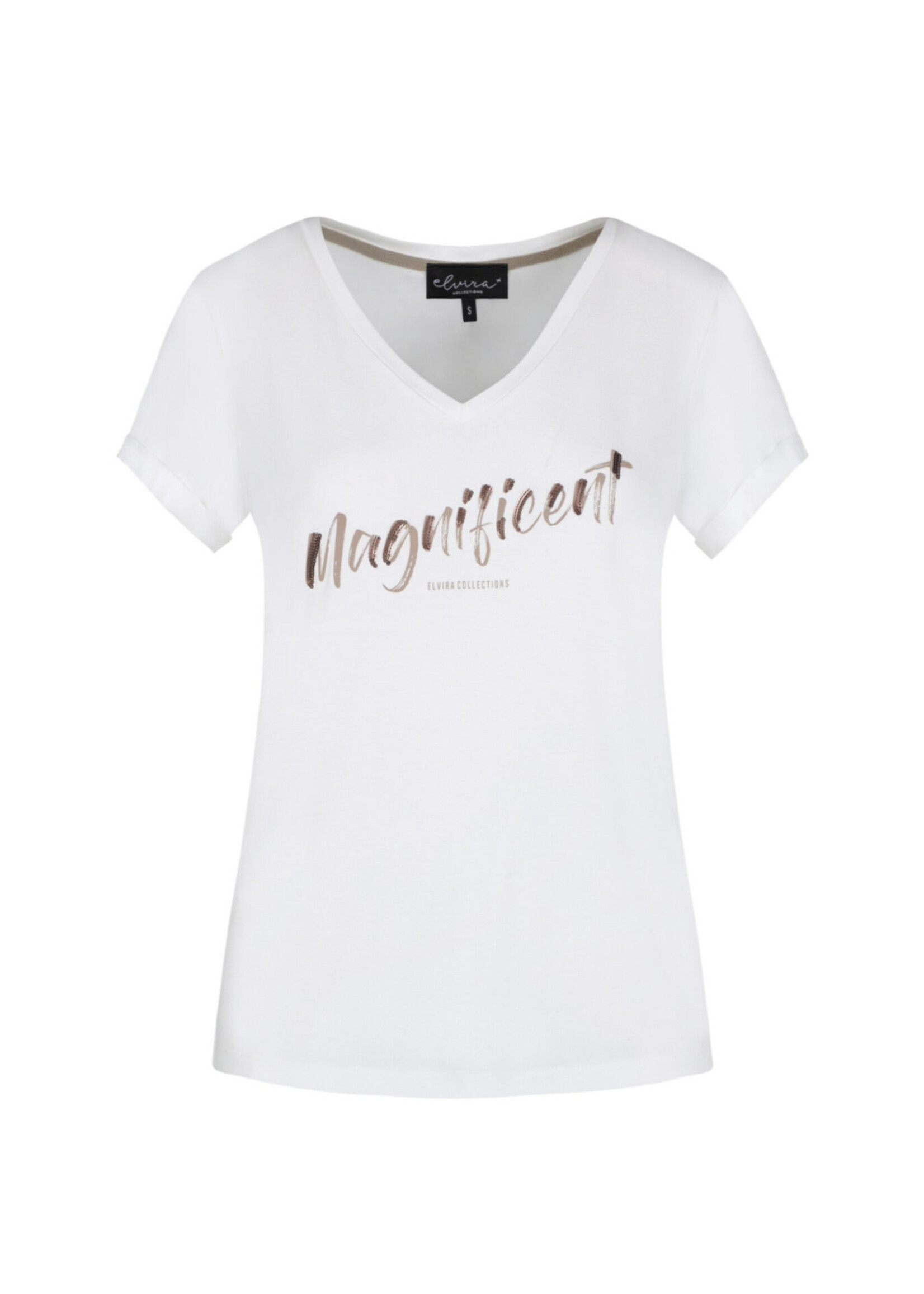 Elvira Casuals T-shirt magnificent offwhite 24-001