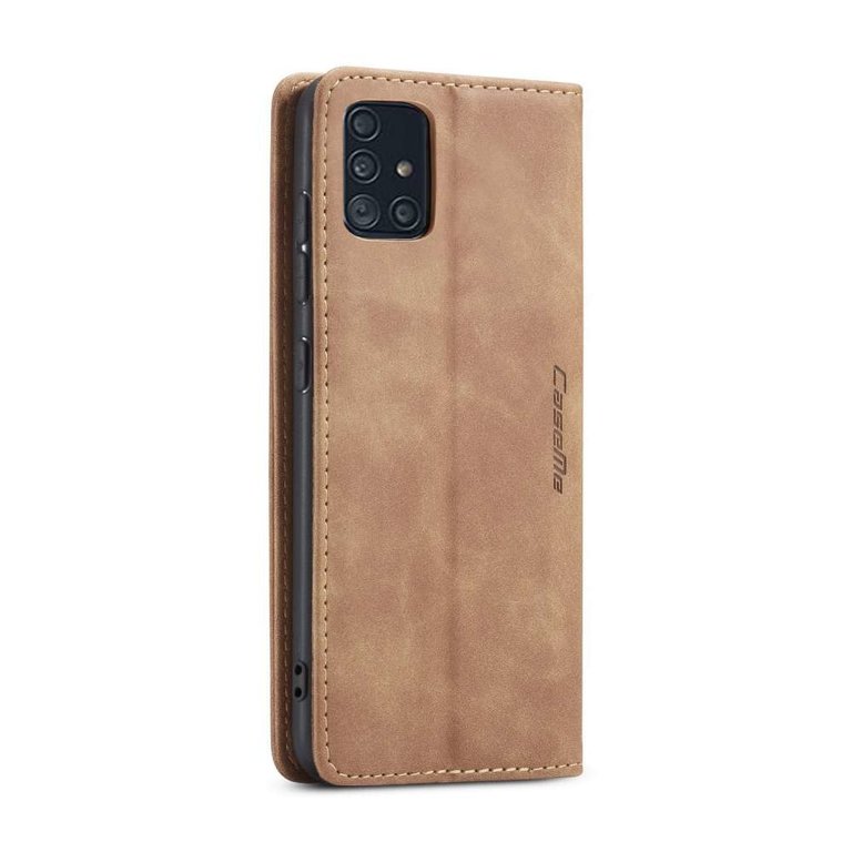 CaseMe CaseMe Samsung Galaxy A51 Retro Wallet Case - Bruin
