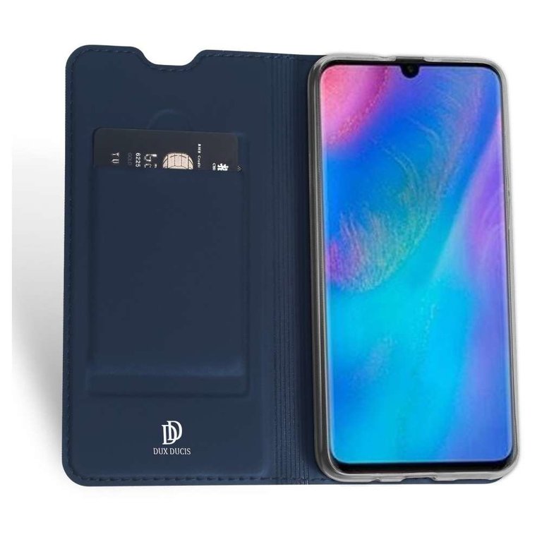 DUX DUCIS DUX DUCIS Huawei P30 Lite Wallet Case Slimline - Blauw