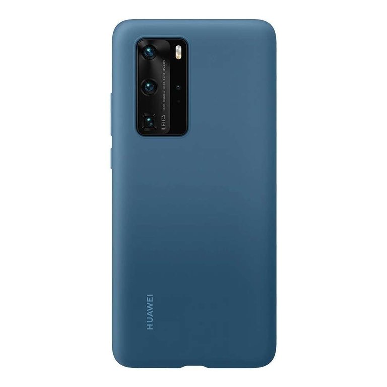 HUAWEI Huawei P40 Pro Silicon Protective Case - Inkt Blauw