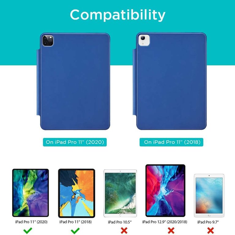 ESR ESR Apple iPad Pro 11 Yippee Color Magnetic Case - Blauw