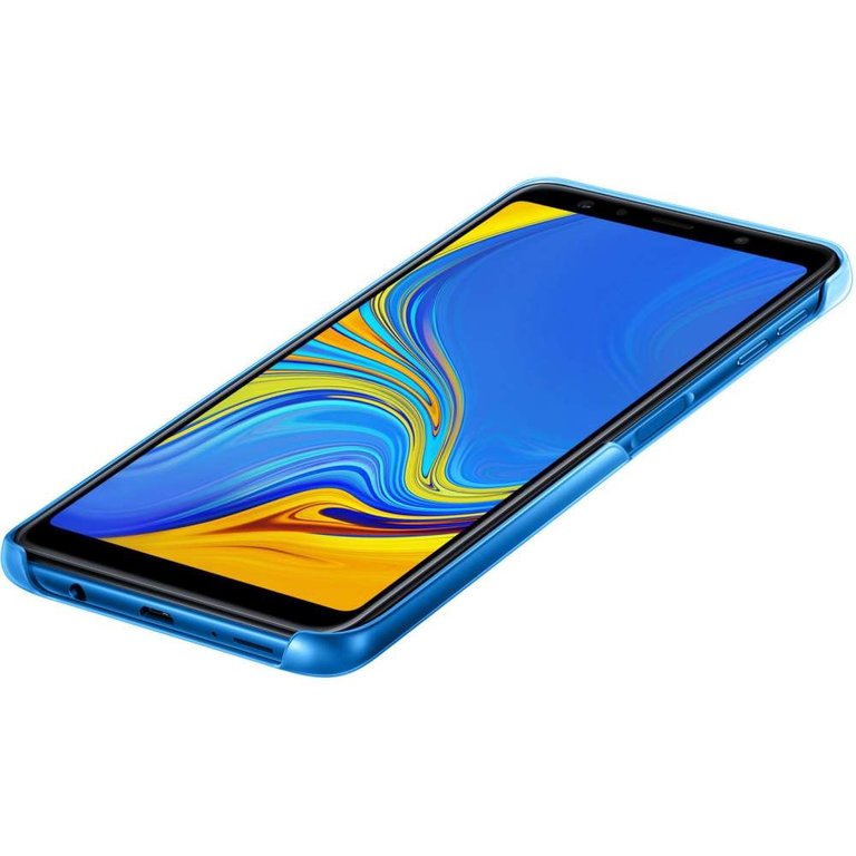 Samsung Samsung Galaxy A7 2018 Gradation Cover - Blauw