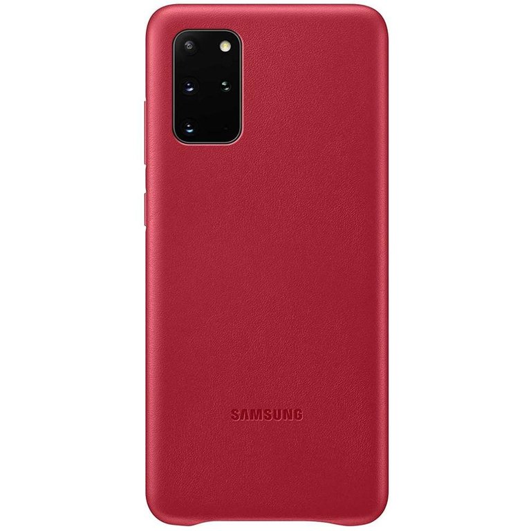 Samsung Samsung Galaxy S20 Plus Leather Cover - Rood