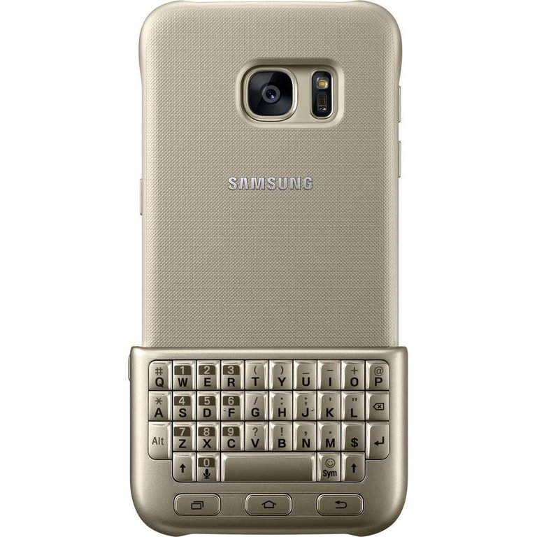 Samsung Samsung Galaxy S7 edge Keyboard Cover - Goud