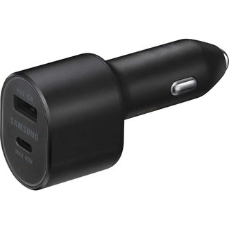 Samsung Samsung USB-A + USB-C Fast Car Charger 45W (Zwart) - EP-L5300XB Samsung Samsung USB-A + USB-C Fast Car Charger 45W (Zwart) - EP-L5300XB