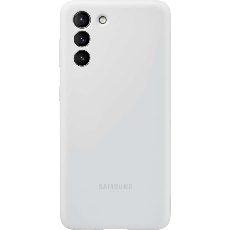 Samsung Samsung Galaxy S21 Silicone Cover - Licht Grijs