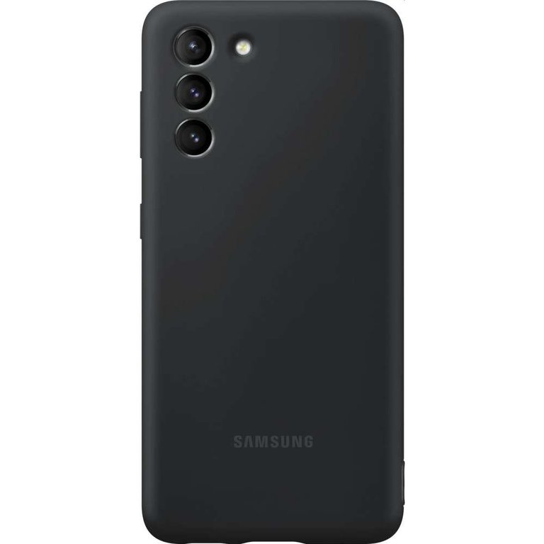 Samsung Samsung Galaxy S21 Silicone Cover - Zwart