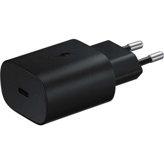 Samsung Samsung USB-C Charger (25W) (Zwart) - EP-TA800NB Samsung Samsung USB-C Charger (25W) (Zwart) - EP-TA800NB