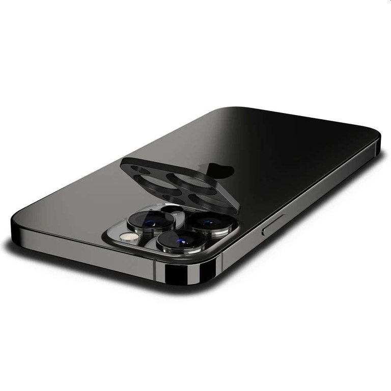 Spigen Spigen Camera Lens Glass Protector iPhone 13 Pro / 13 Pro Max (Black) - 2 pack