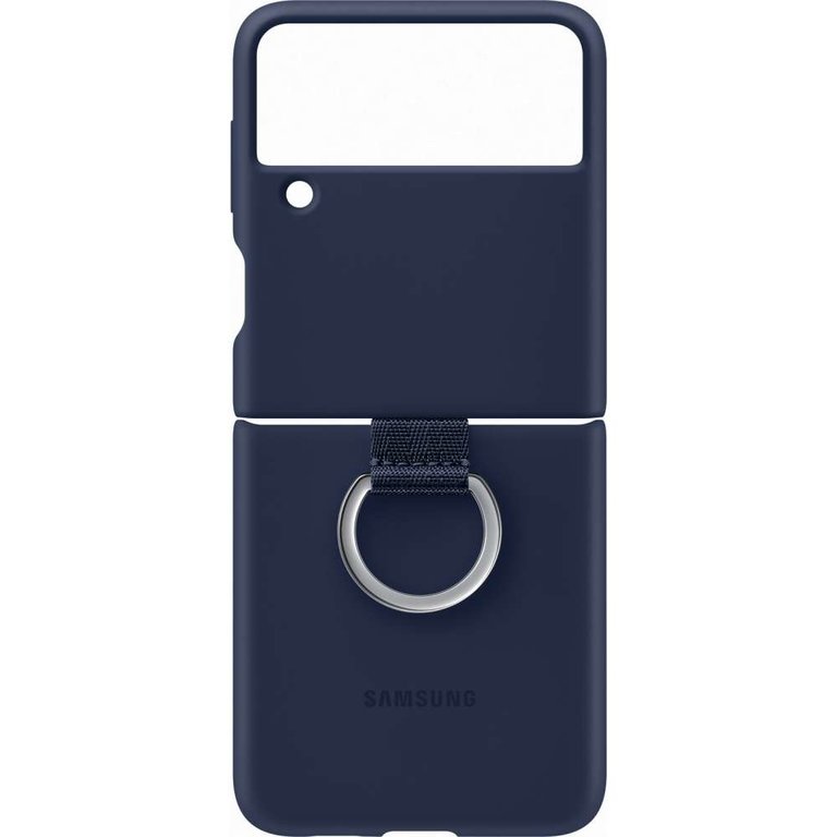 Samsung Samsung Galaxy Z Flip 3 Silicone Cover With Ring (Navy)