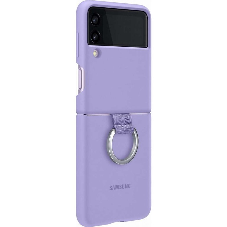 Samsung Samsung Galaxy Z Flip 3 Silicone Cover With Ring (Lavender)