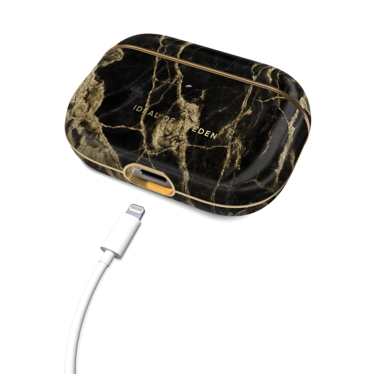 Ideal Of Sweden Printed AirPods Case - Golden Smoke Marble AirPods Pro