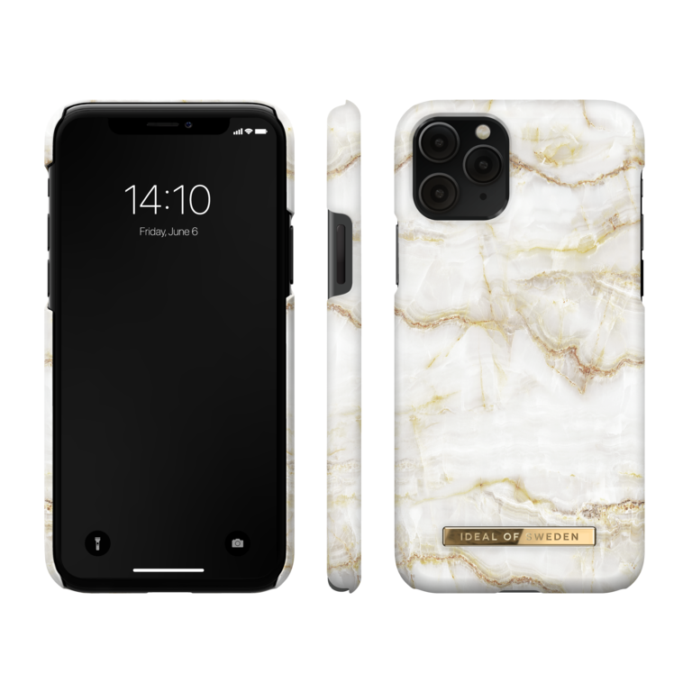 Ideal Of Sweden Printed Case iPhone 11 Pro / XS / X Golden Pearl Marble