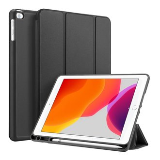Apple Accezz Smart Silicone Bookcase voor de iPad 10.2 (2019 / 2020 / 2021) - Zwart Apple Accezz Smart Silicone Bookcase voor de iPad 10.2 (2019 / 2020 / 2021) - Zwart