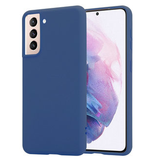 Samsung Samsung Galaxy S21 Plus Silicone Case - Blauw