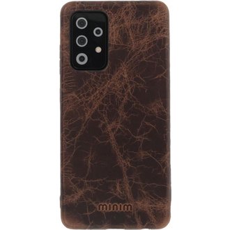 Minim Minim Backcover Galaxy A72 / A72 5G - Brown