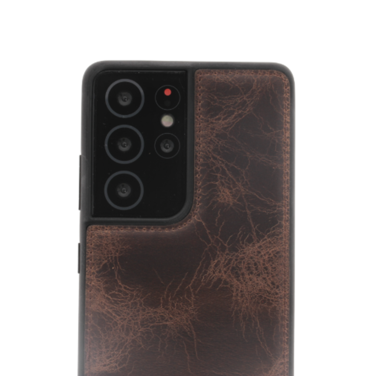 Minim Minim Backcover Galaxy S21 Ultra - Brown