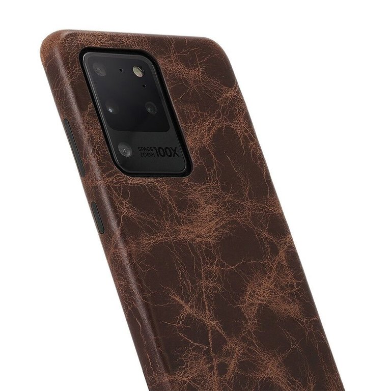 Minim Minim Backcover Galaxy S20 - Brown