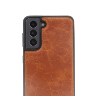 Minim Minim Backcover Galaxy S21 - Cognac