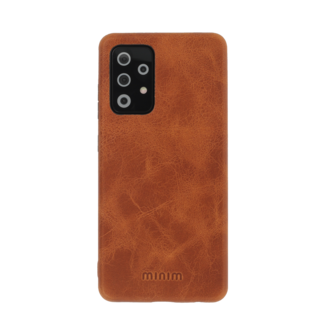 Minim Minim Backcover Galaxy A52 / A52(s) 5G - Cognac