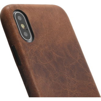 Minim Minim Backcover  iPhone X/XS - Brown