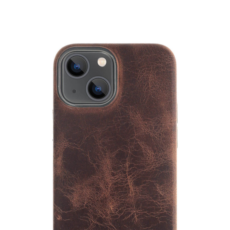 Minim Minim Backcover iPhone 13 Mini - Brown