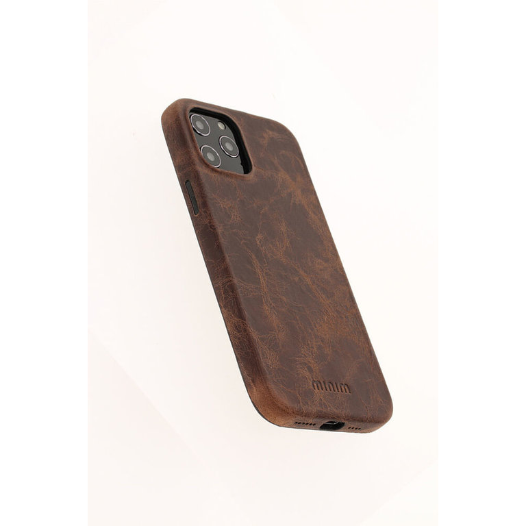 Minim Minim Backcover iPhone 14 Pro Max - Brown