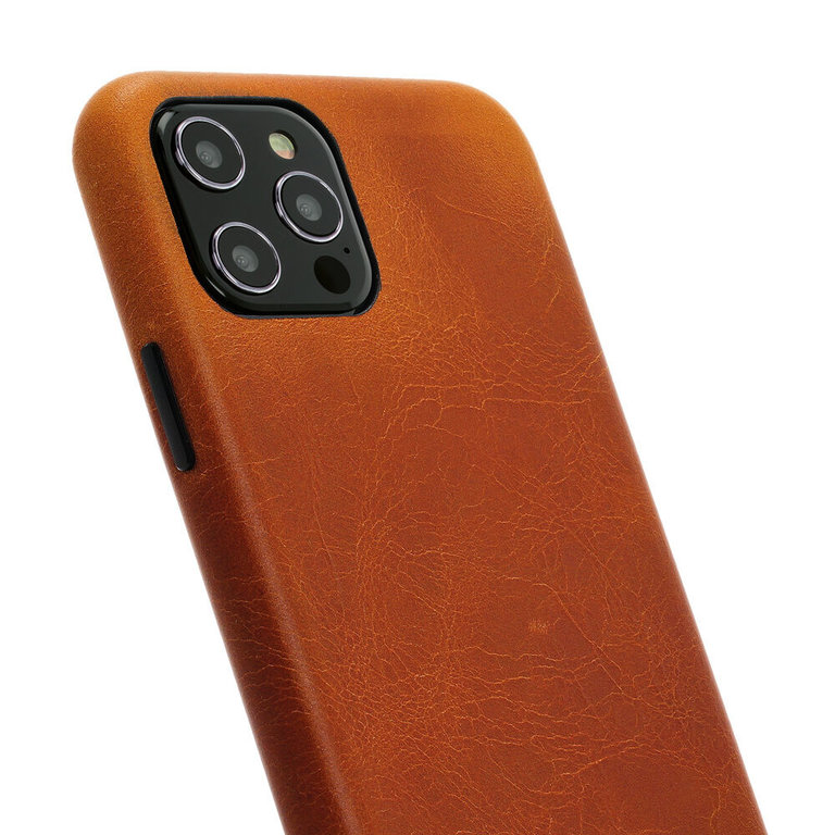 Minim Minim Backcover iPhone 14 Pro Max - Cognac