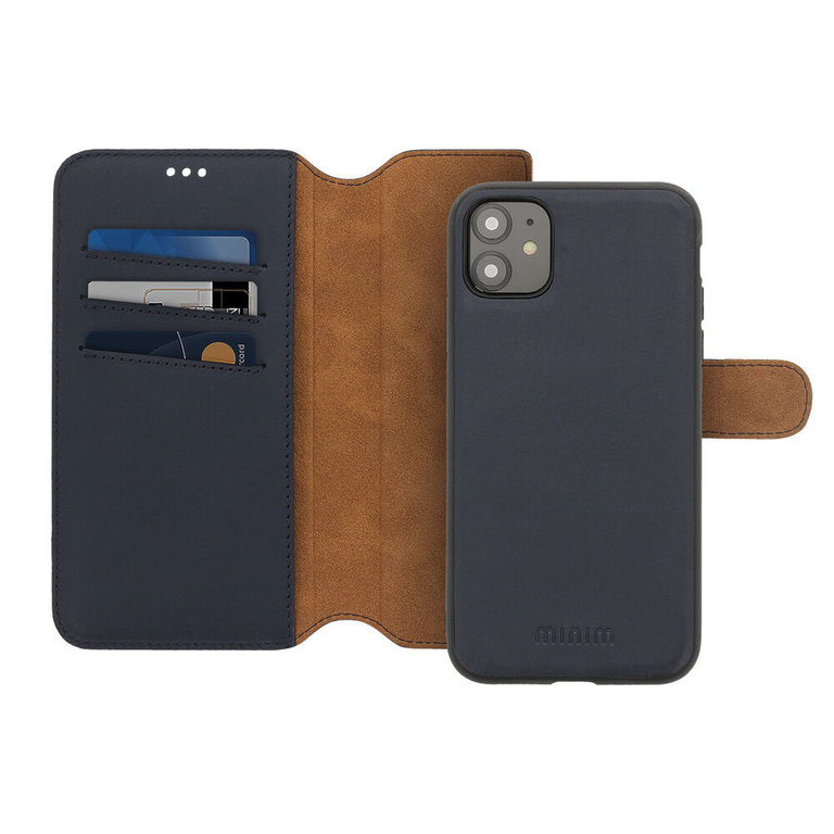 Minim Minim 2 in 1 Wallet Case iPhone 12 Mini - Dark Blue