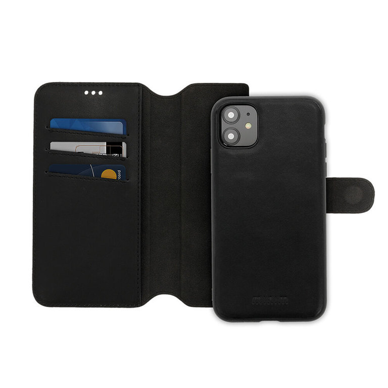 Minim Minim 2 in 1 Wallet Case iPhone 11 - Black