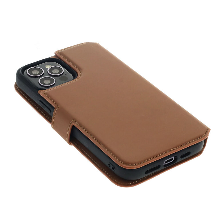 Minim Minim 2 in 1 Wallet Case iPhone 13 Pro Max - Light Brown