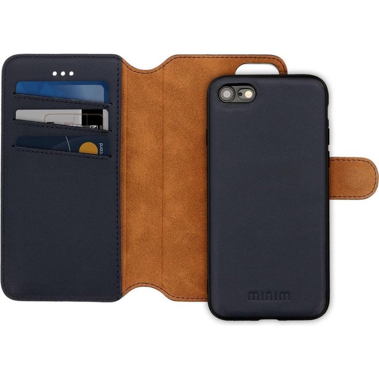 Minim Minim 2 in 1 Wallet Case iPhone 7/8/SE2020/SE2022 - Dark Blue