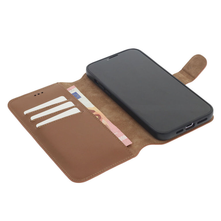 Minim Minim 2 in 1 Wallet Case iPhone 14 Pro - Light Brown