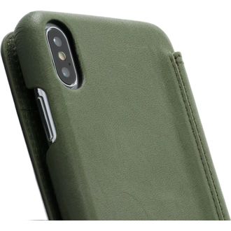Minim Minim Book Case iPhone Xs Max - Olive Green