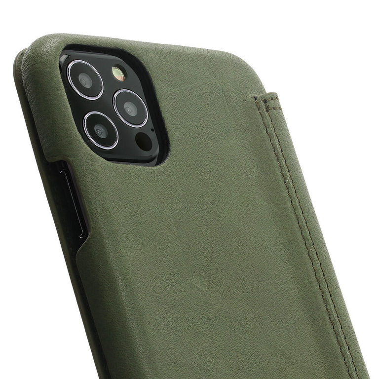 Minim Minim Book Case iPhone 12 / 12 Pro - Olive Green