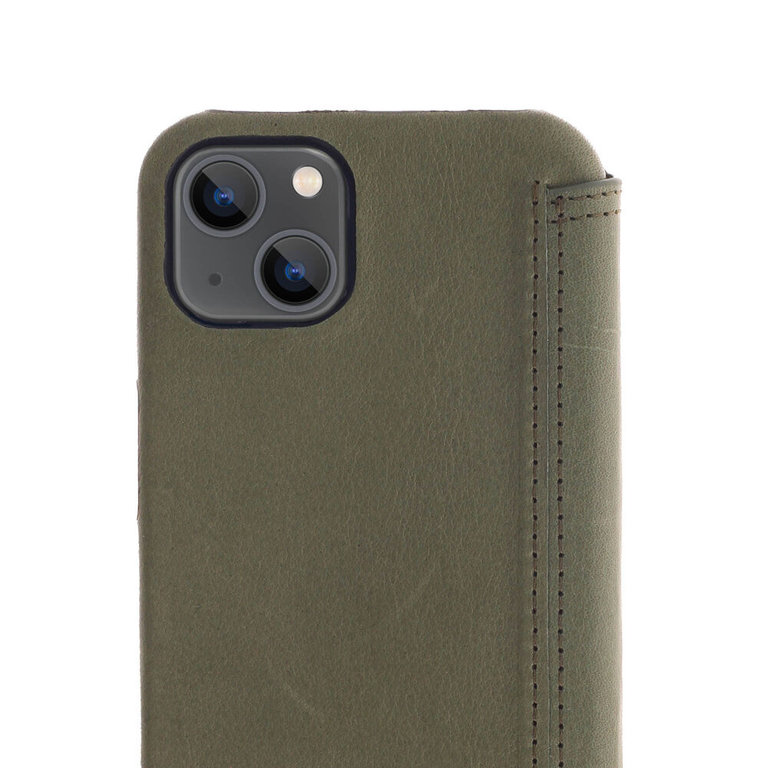 Minim Minim Book Case iPhone 13 - Olive Green