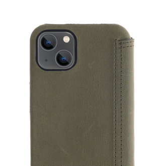 Minim Minim Book Case iPhone 13 Mini - Olive Green