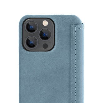 Minim Minim Book Case iPhone 14 Pro - Light Blue