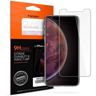 Spigen Spigen Glas tR Slim Apple iPhone 11 Pro / iPhone X/XS Tempered Glass - 063GL24514 Spigen Spigen Glas tR Slim Apple iPhone 11 Pro / iPhone X/XS Tempered Glass - 063GL24514