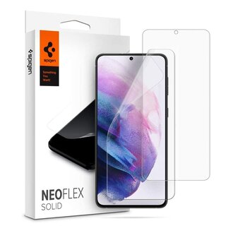 Spigen Spigen Neo Flex Solid Screenprotector Samsung Galaxy S21 (2 Pack) - AFL02549