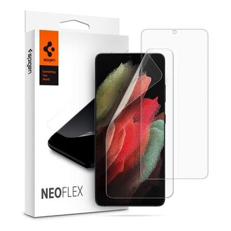 Spigen Spigen Neo Flex Screenprotector Samsung Galaxy S21 Ultra (2 Pack) - AFL02533