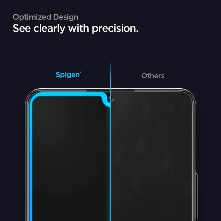 Spigen Spigen Screenprotector Full Cover Glass Samsung Galaxy A42 5G Black AGL02305